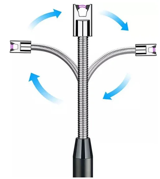 Isqueiro Eletrônico Acendedor de Fogão/ Churrasqueira Recarregável USB