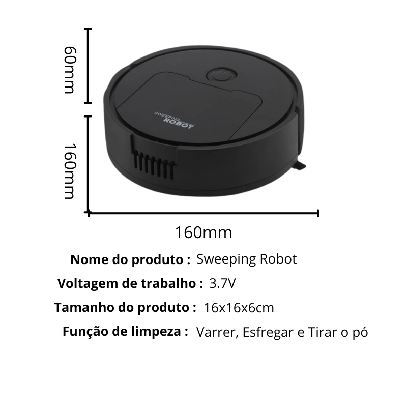 Aspirador de pó Robô Inteligente